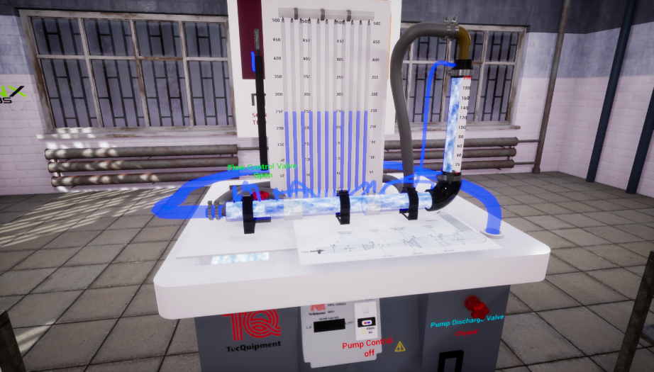 Virtual Labs Fluid Mechanics Pump Control